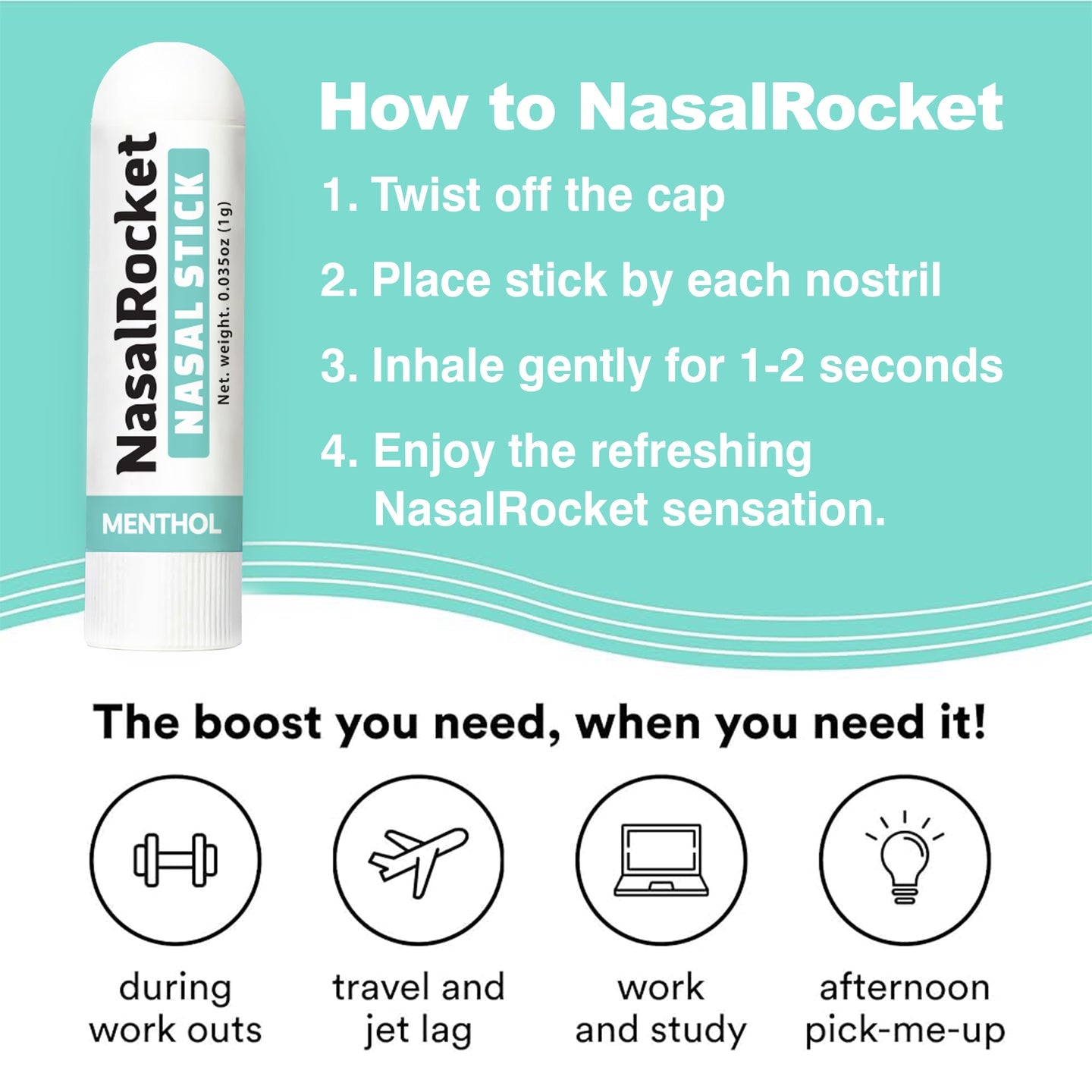 NasalRocket™  Nose Stick 🌿