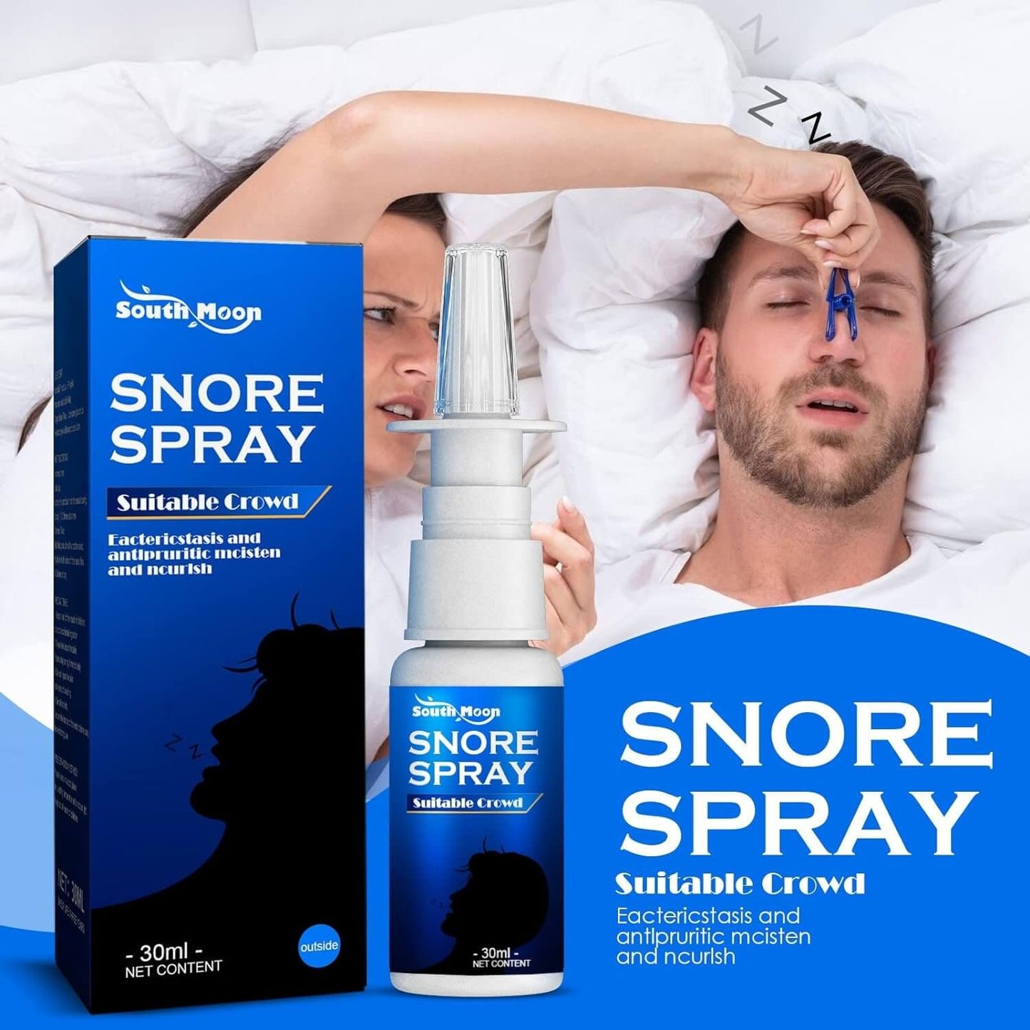 Ultimate Nasal Snore Relief Spray 🌿