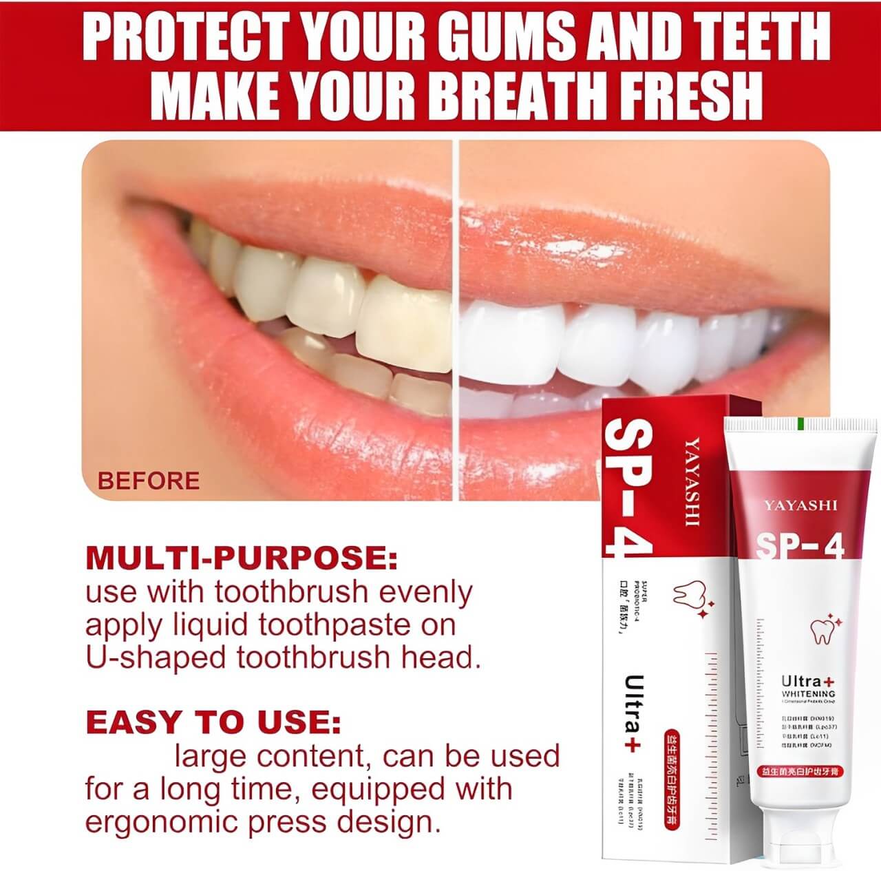 SP-4 Probiotic Toothpaste 🍃